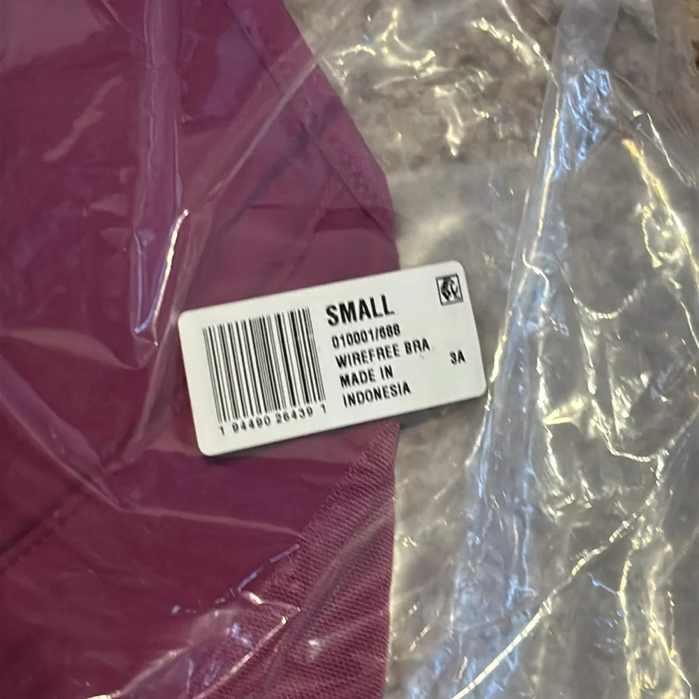 NWT Jockey Women's Wirefree Dark Magenta Bra Style# 10001 Small - Picture 2 of 2